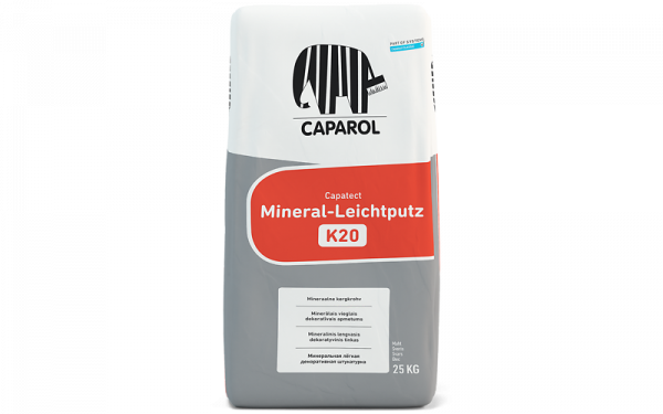 Dekoratīvais apmetums Caparol Mineral-Leichtputz K15